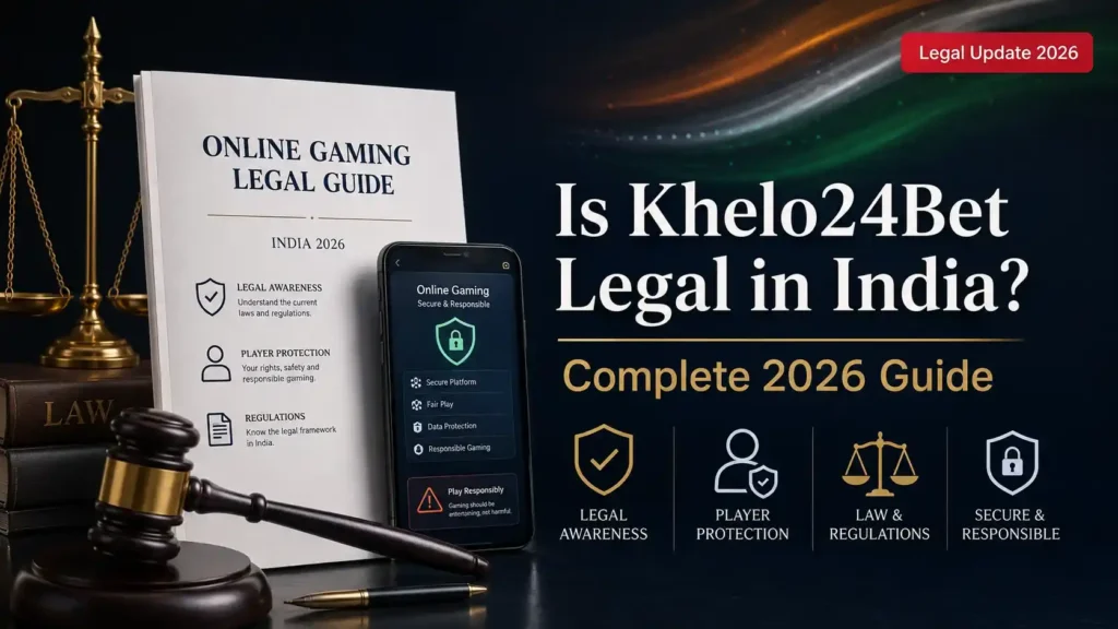 Is Khelo24Bet Legal in India?