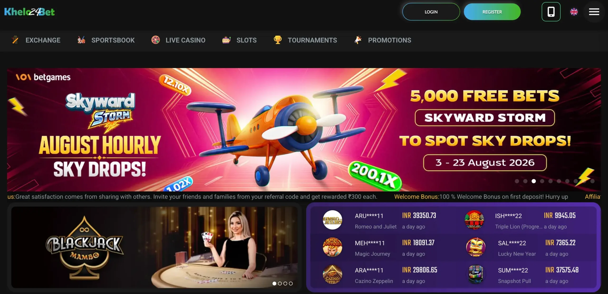 Tap download to start the khelo24 apk download