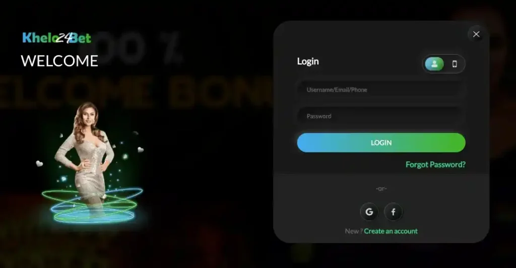 Khelo24Bet Login Steps