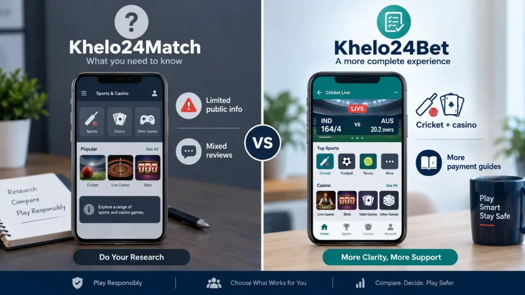 Khelo24Match vs Khelo24Bet