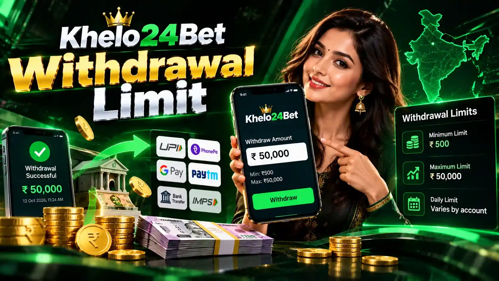 Khelo Bet 24 Withdrawal Limit