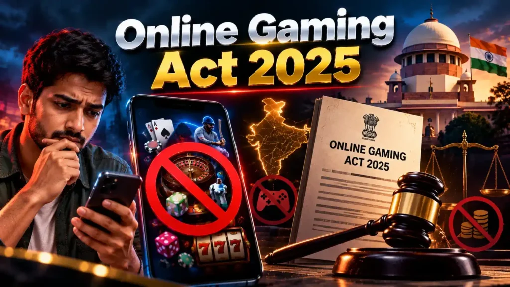 Online Gaming Act 2025 - What India's Betting Ban Means for Users